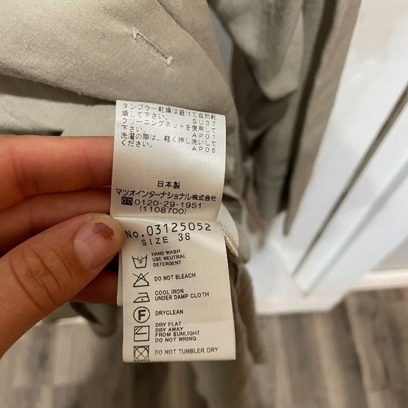 MATSUO International Japan Lagenlook tan Tunic 38 - Picture 6 of 8